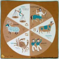 Wheel of the Zodiac II, Tan